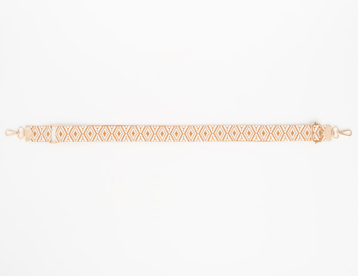 BAG STRAPS | DITSY ALMOND | GOLD