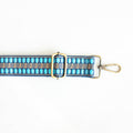 BAG STRAPS | DOTTED BLUE | BRASS