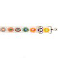 BAG STRAPS | KNIT BLOCK FLOWER | BRASS