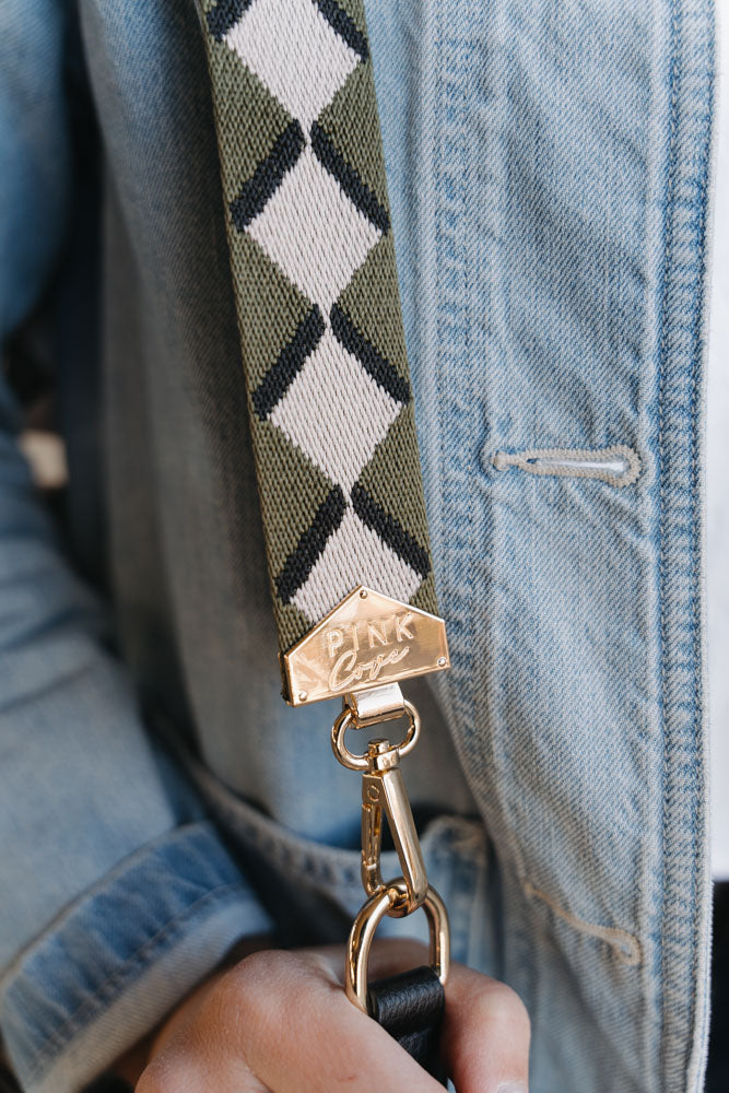BAG STRAPS | ORIGINAL GREEN | GOLD