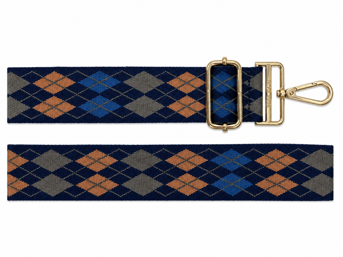 BAG STRAPS | OXFORD ARGYLE | GOLD