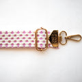 BAG STRAPS | PINK GEO | GOLD