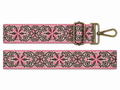 BAG STRAPS | PINK MOSAIC | GOLD/BRASS