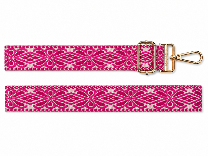 Bag Straps | Pink Paloma | Gold/Brass