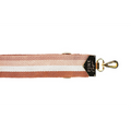 BAG STRAPS | PINK STRIPES | GOLD