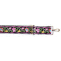 BAG STRAPS | PINK WILDFLOWER | BRASS