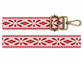 Bag Straps | Red Diamond | Gold/Brass