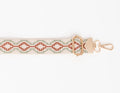 BAG STRAPS | RED/MINT | GOLD