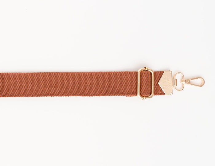 BAG STRAPS | SOLID ALMOND | GOLD