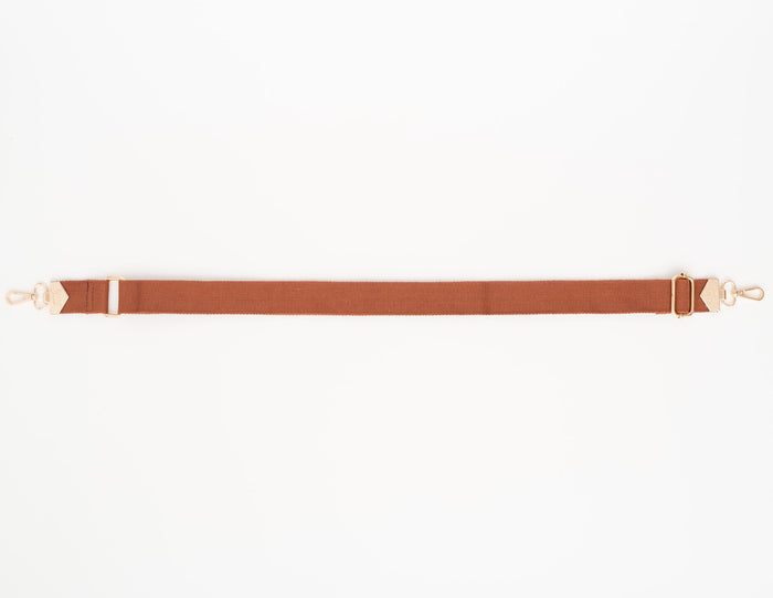 BAG STRAPS | SOLID ALMOND | GOLD