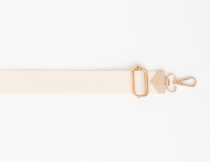 BAG STRAPS | SOLID CREAM | GOLD