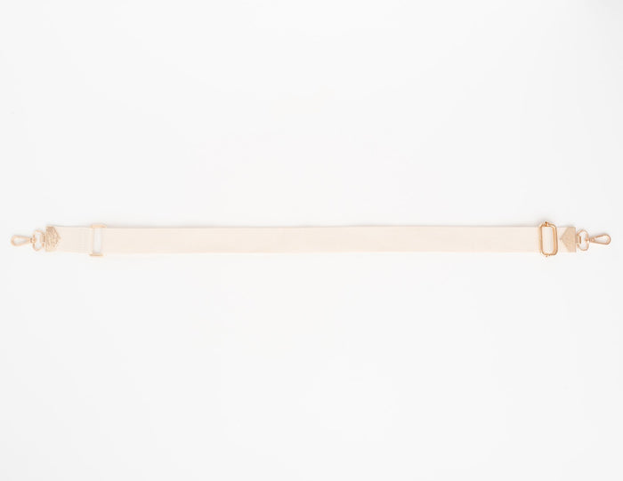 BAG STRAPS | SOLID CREAM | GOLD