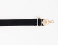 BAG STRAPS | SOLID EBONY | GOLD