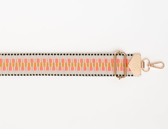 BAG STRAPS | VIVID CORAL | GOLD