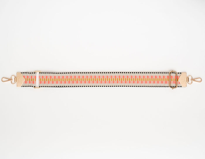 BAG STRAPS | VIVID CORAL | GOLD