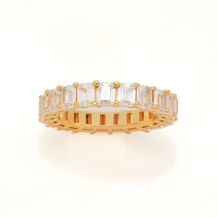 Baguette CZ Stacking Ring