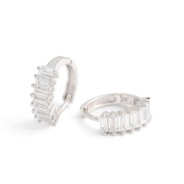 Baguette Huggie Earrings