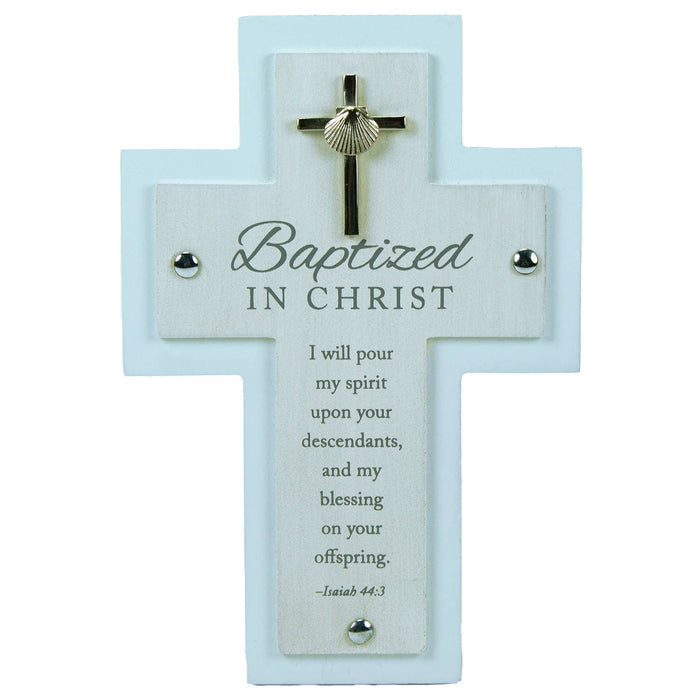 Baptism Cross (Blue & Pink)