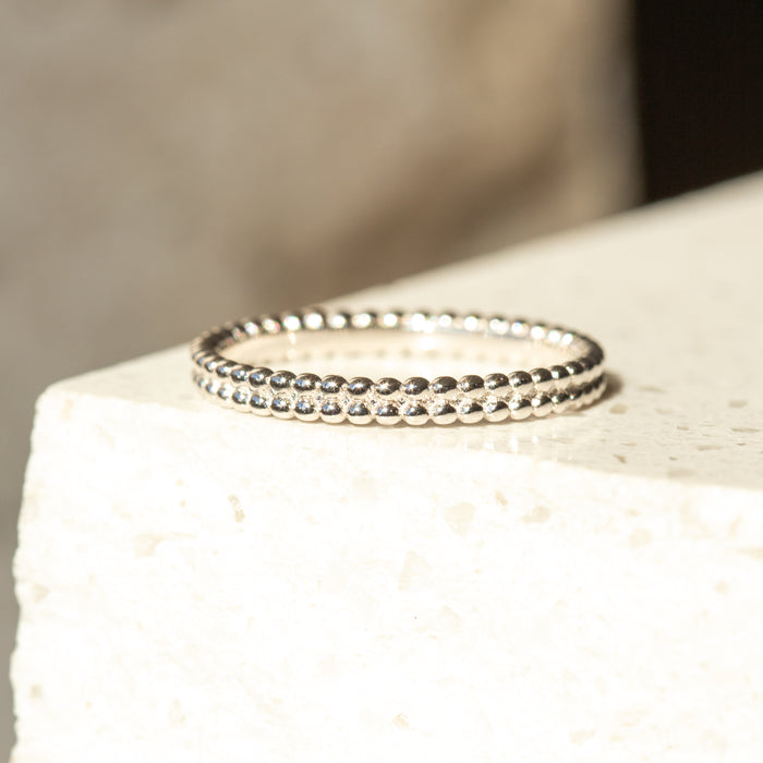 Beaded Stacking Ring