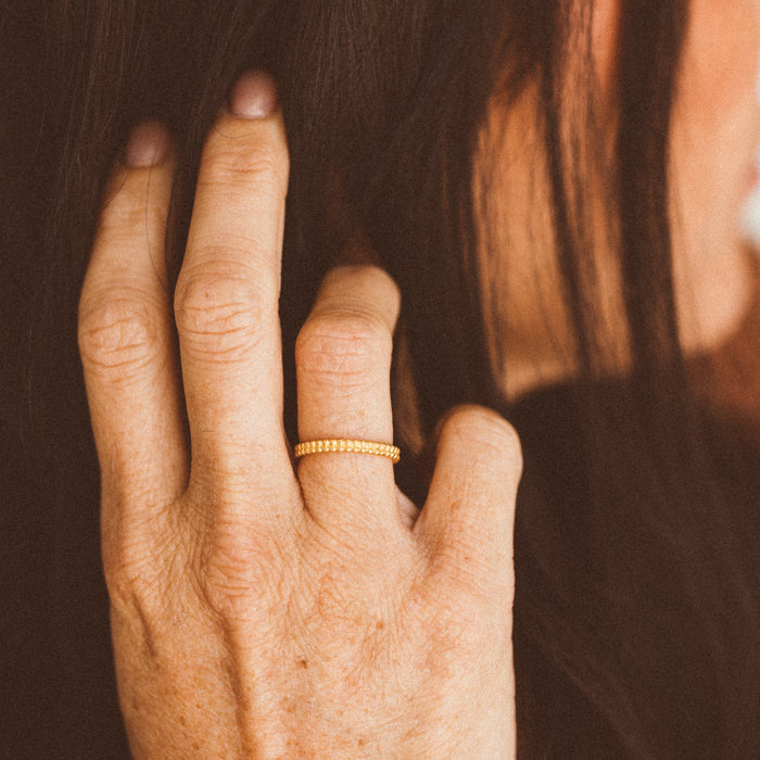 Beaded Stacking Ring