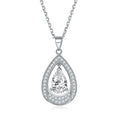 Bérangère White Teardrop Necklace