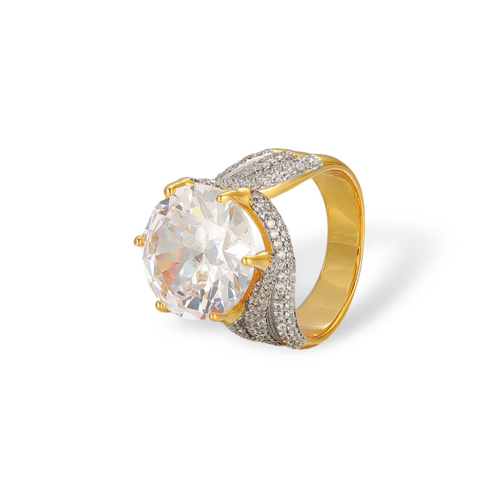 Berlina 14K Gold Round Ring