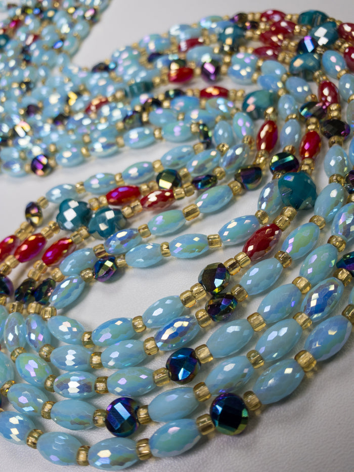 Blue Ivy- Luxury Crystal Waistbeads