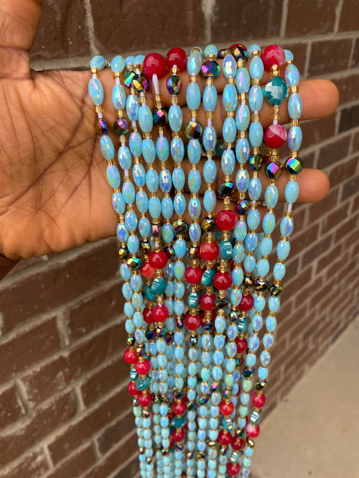 Blue Ivy- Luxury Crystal Waistbeads