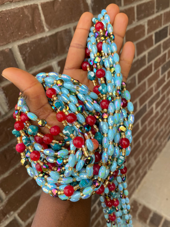 Blue Ivy- Luxury Crystal Waistbeads
