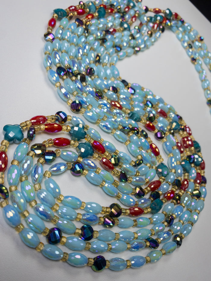 Blue Ivy- Luxury Crystal Waistbeads