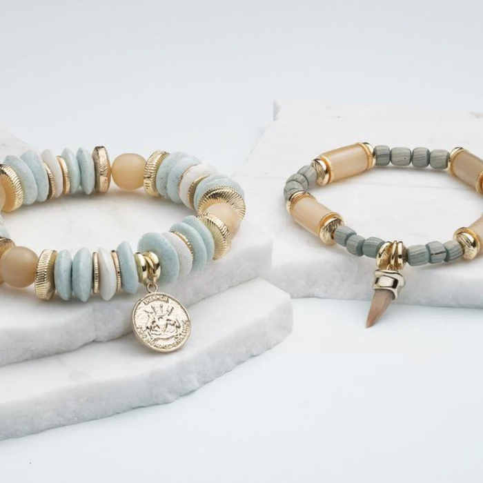 Bluebell Coin Charm Bracelet