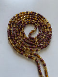 Brown~ Waist Bead- Earth tone waistBeads 45”-50”