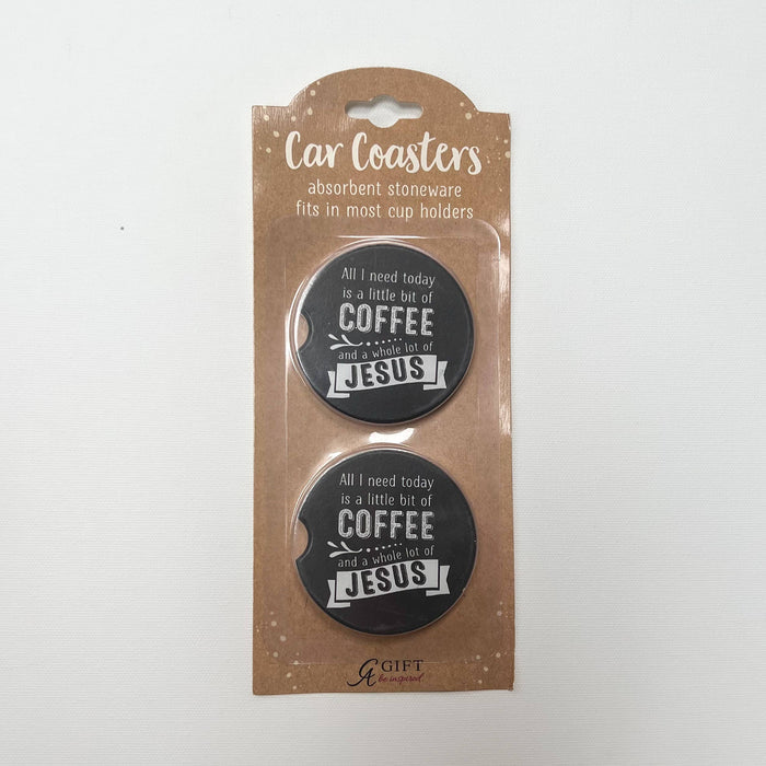 Car Coasters (Absorbent Stoneware)