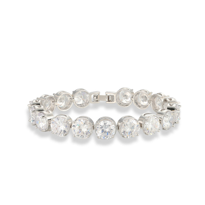 Carla 14K Gold Round Tennis Bracelet