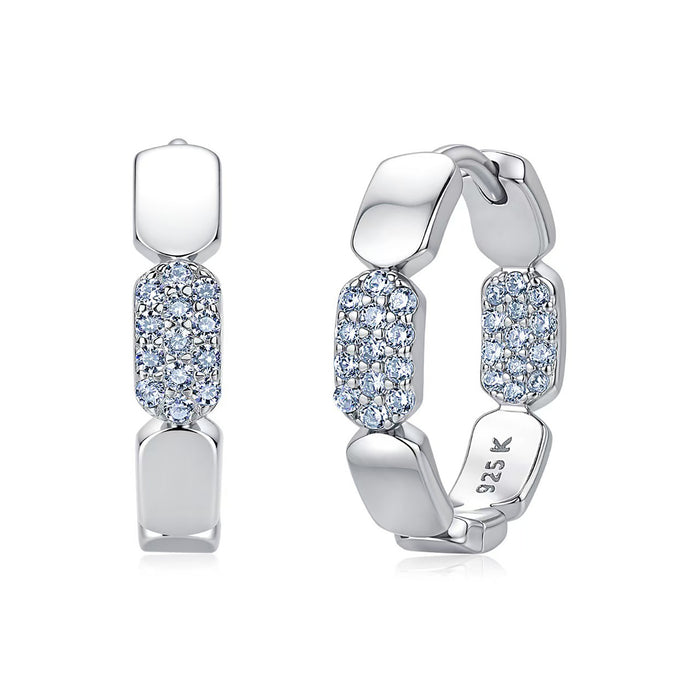 Carlotta 14K Gold Geometric Links Earrings