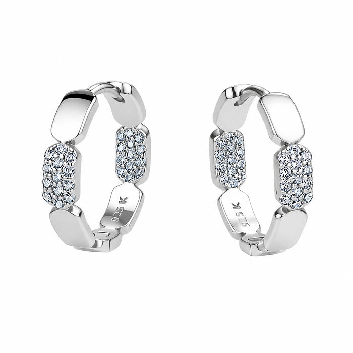 Carlotta 14K Gold Geometric Links Earrings