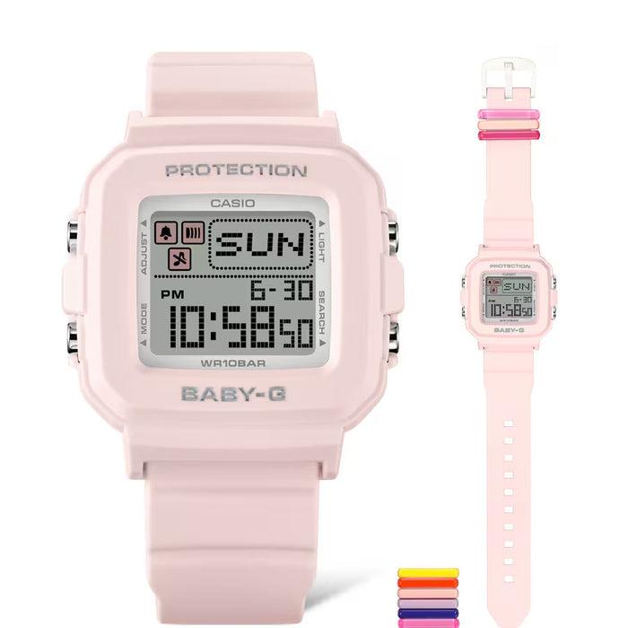 Casio Baby-G BGD10L-4 – Pink Digital Women’s Watch, Shock Resistant, 100m Water Resistant