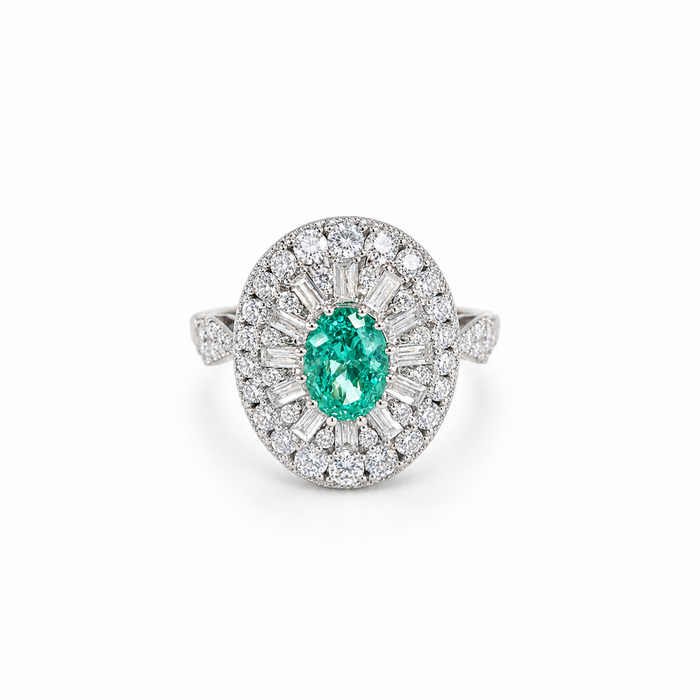 Catharina Paraiba Oval Ring