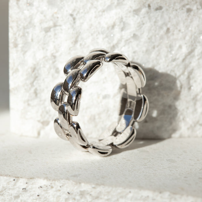 Chain Link Cigar Ring
