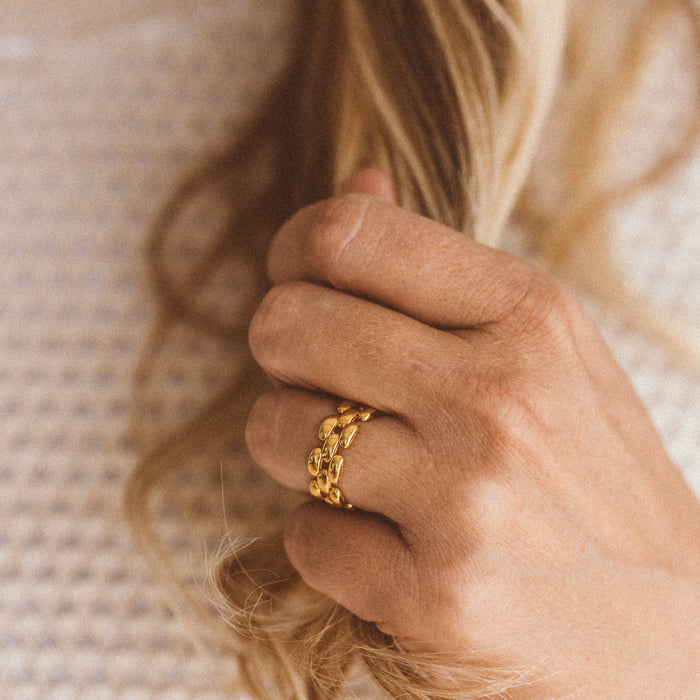 Chain Link Cigar Ring
