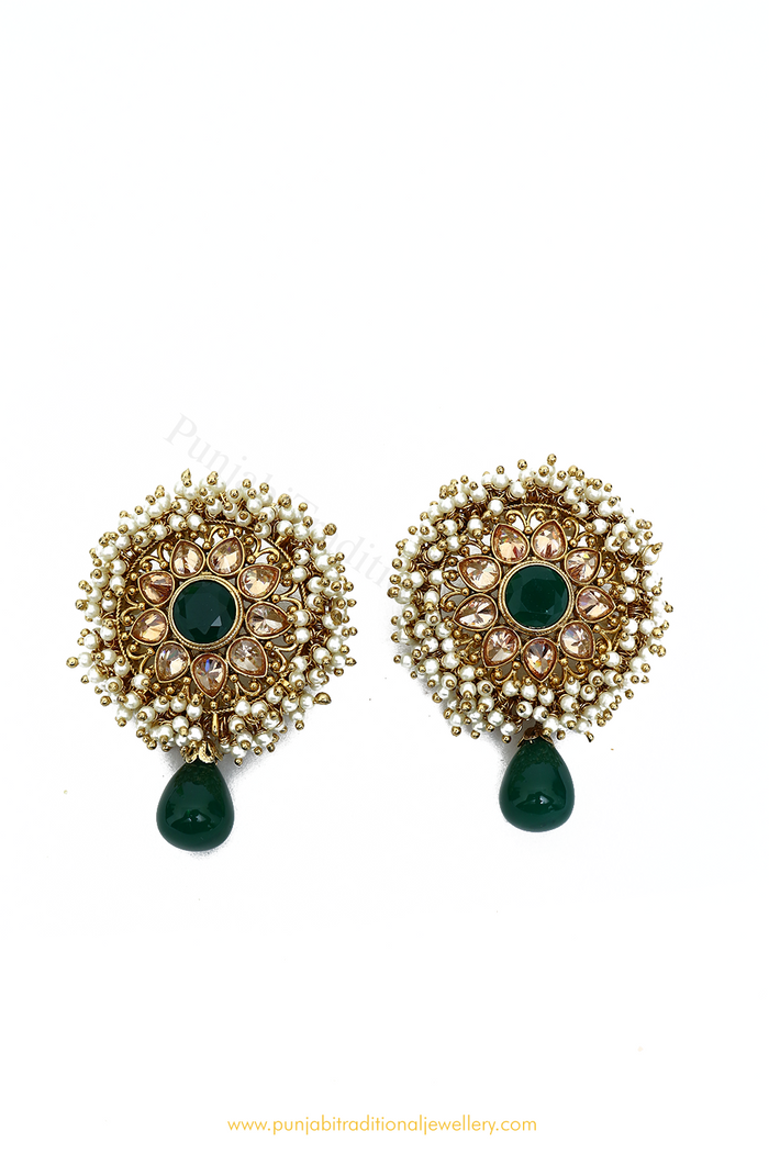 Champagne Stone Studs By PTJ
