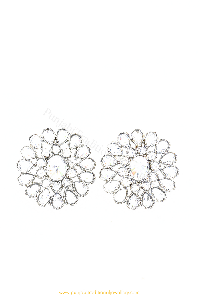 Champagne Stone Studs By PTJ