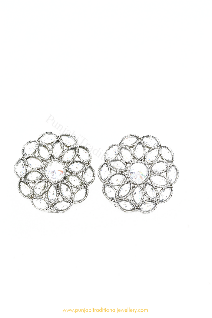Champagne Stone Studs By PTJ