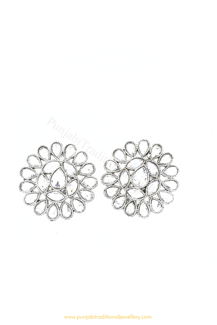 Champagne Stone Studs By PTJ