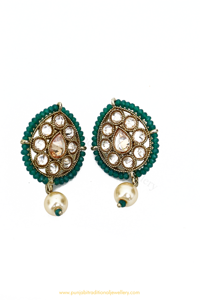 Champagne Stone Studs By PTJ