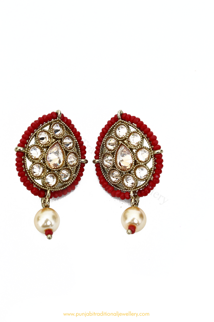 Champagne Stone Studs By PTJ