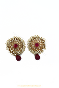 Champagne Stone Studs By PTJ