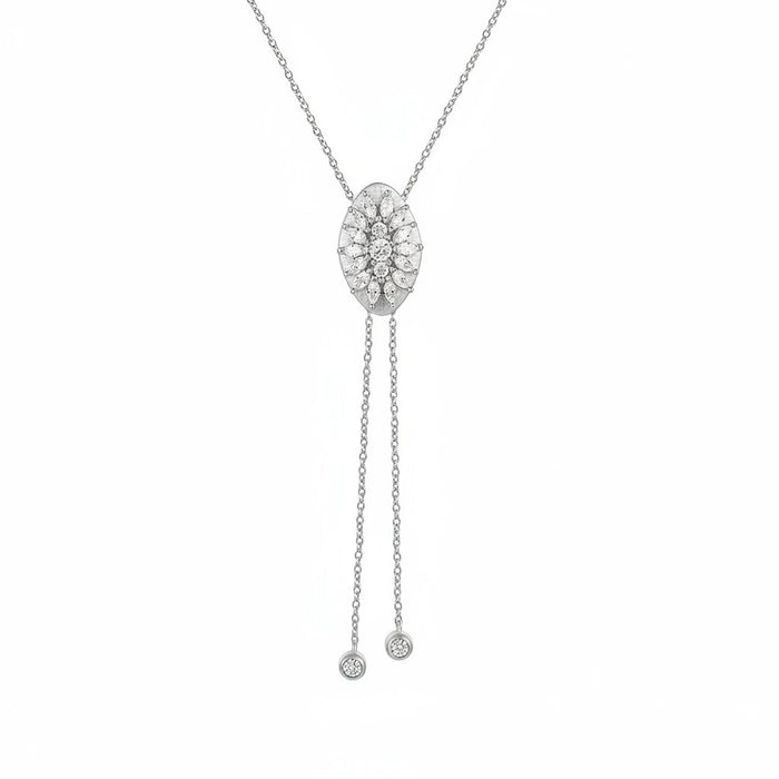 Chantalle 14K Gold Marquise Moissanite Necklace