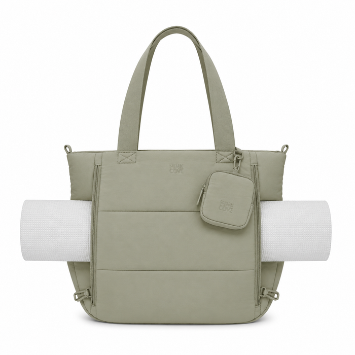 Chloe Yoga Bag | Gym Bag - Pistachio Green