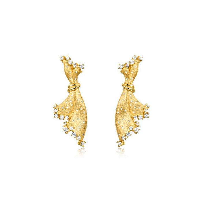 Chrysippus 14K Gold Butterfly Stud Earrings